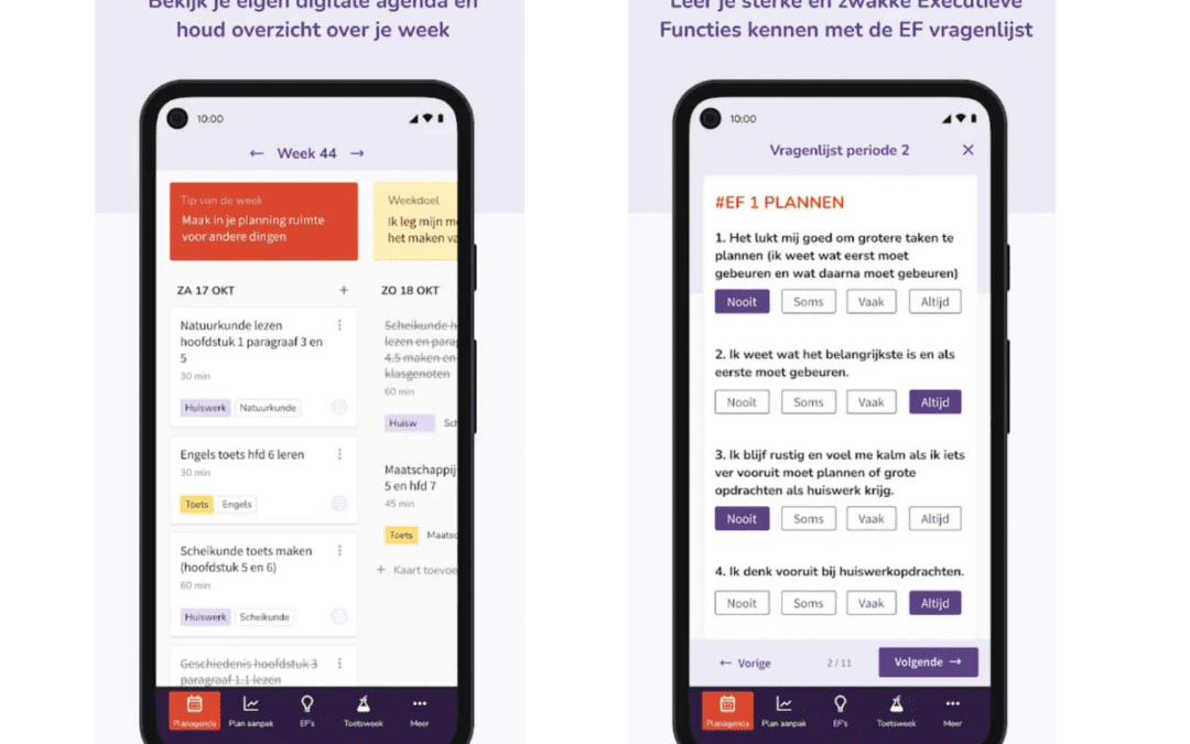 de digitale EF Planagenda
